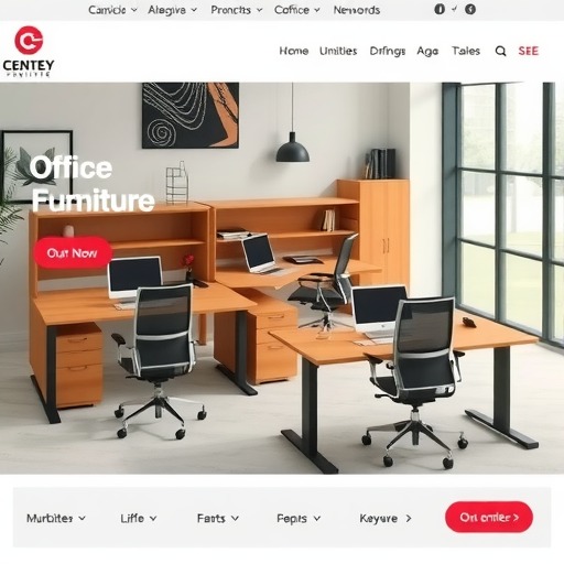 办公家具网站优化案例(图1)