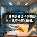 企业网站建设全链路整合实现精准营销转化（图2）