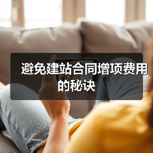 避免建站合同增项费用的秘诀(图1) 避免建站合同增项费用的秘诀(图1)