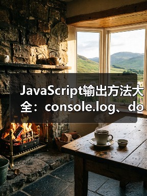 JavaScript输出方法大全:console.log、document.write等详解(图2) JavaScript输出方法大全:console.log、document.write等详解(图2)