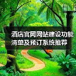 酒店官网网站建设功能清单及预订系统推荐(图2) 酒店官网网站建设功能清单及预订系统推荐(图2)