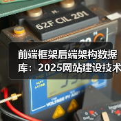 前端框架后端架构数据库：2025网站建设技术趋势全解析（图3）