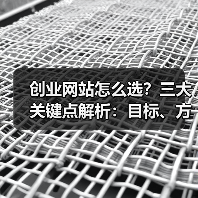 创业网站怎么选？三大关键点解析：目标、方式与技术选择（图3）