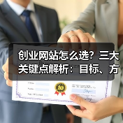 创业网站怎么选？三大关键点解析：目标、方式与技术选择（图2）
