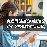 免费网站建设模板怎么选？5大推荐精准匹配需求（图2）