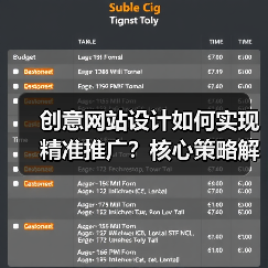 创意网站设计如何实现精准推广?核心策略解析(图3) 创意网站设计如何实现精准推广?核心策略解析(图3)