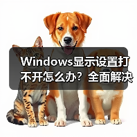 Windows显示设置打不开怎么办？全面解决指南（图1）