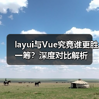 layui与Vue究竟谁更胜一筹?深度对比解析(图1) layui与Vue究竟谁更胜一筹?深度对比解析(图1)
