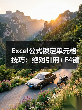Excel公式锁定单元格技巧:绝对引用+F4键操作(图2) Excel公式锁定单元格技巧:绝对引用+F4键操作(图2)